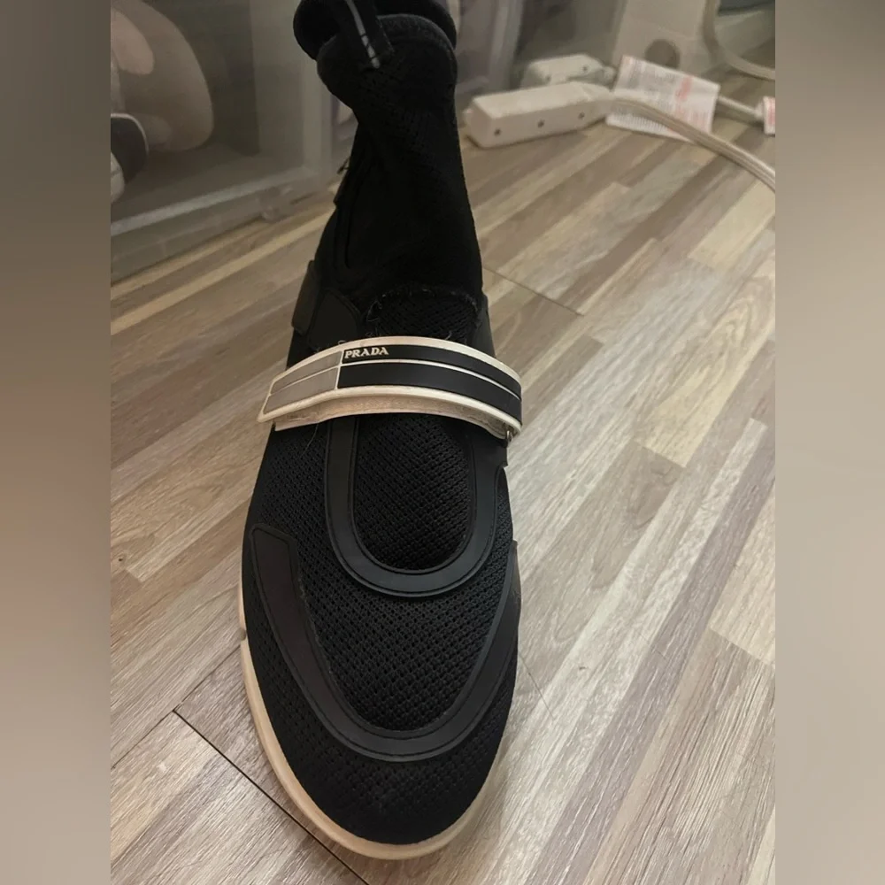 Black Prada nylon sneakers - Picture 3 of 8